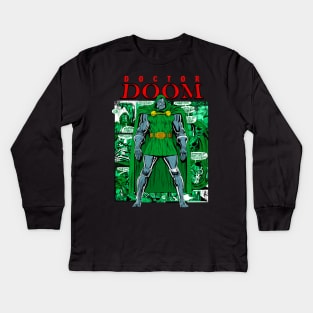 Doctor Doom Kids Long Sleeve T-Shirt